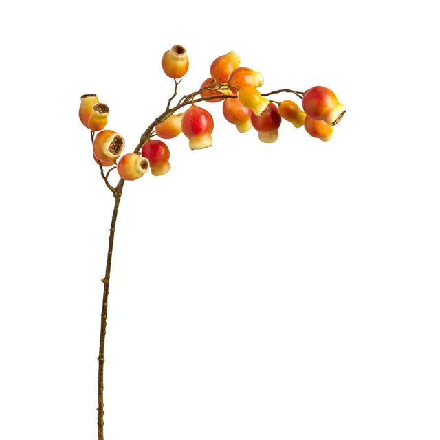 Sia Home Églantier branche artificielle 90 cm orange