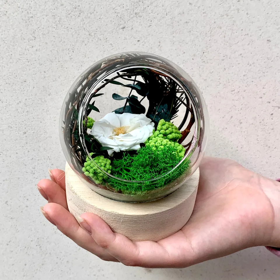 Ateliers Ouchamp Bulles Passage des Marais bulle fleurie 10 cm