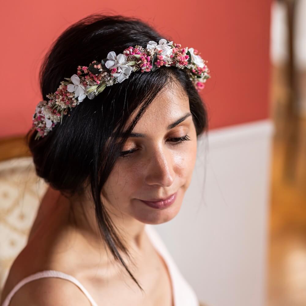 Flowrette Fleurs en papier couronne Bérénice mariage