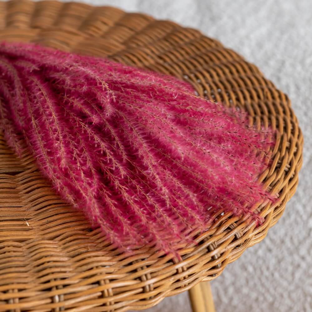 Flowrette Fleurs séchées Botte Eulalia bordeaux 5 tiges