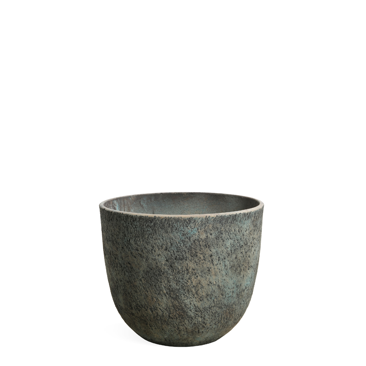 Sia Cache-pots Terra 30 cm cache-pot gris clair fibre ciment
