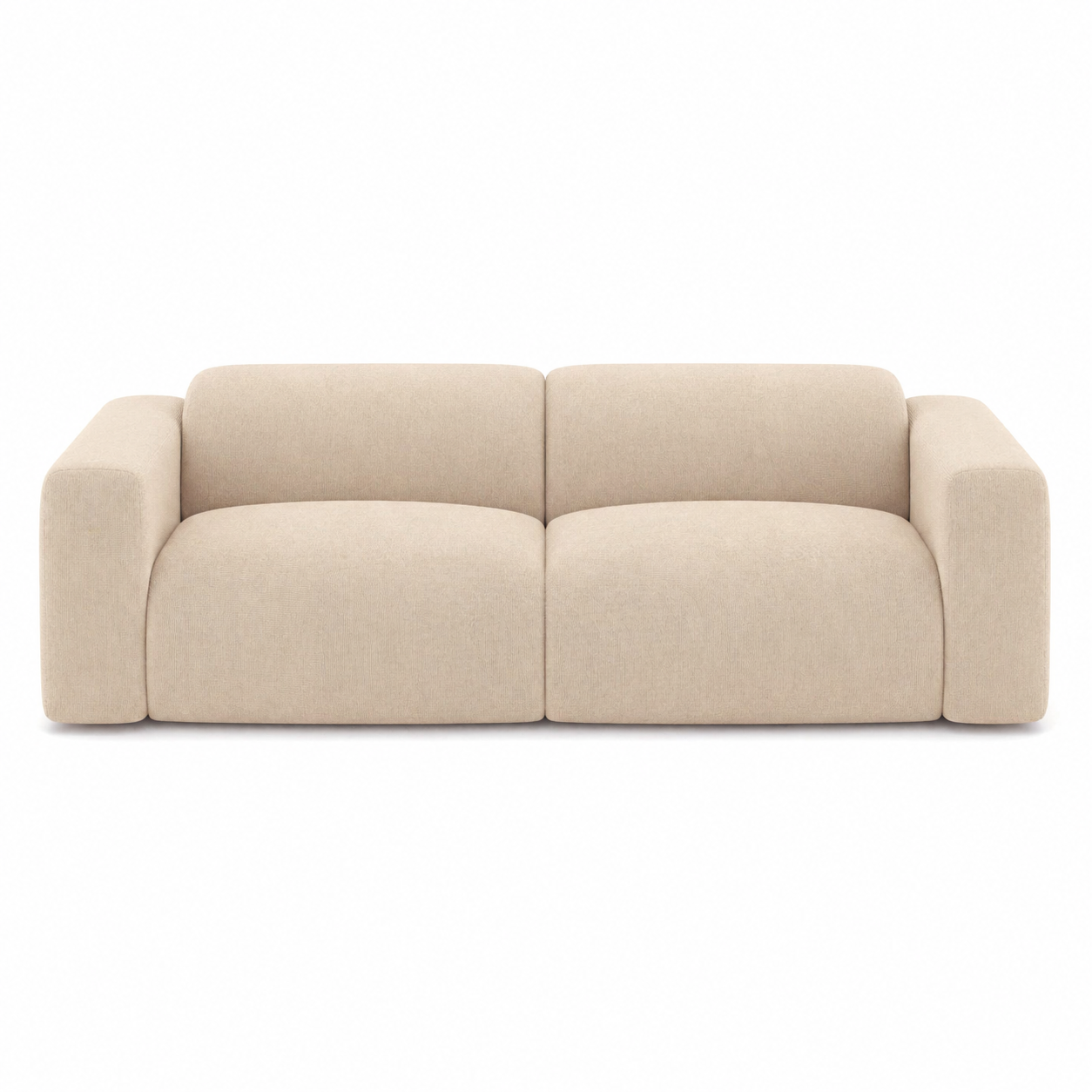 Sia Home Myra canapé droit beige crème assise nuage