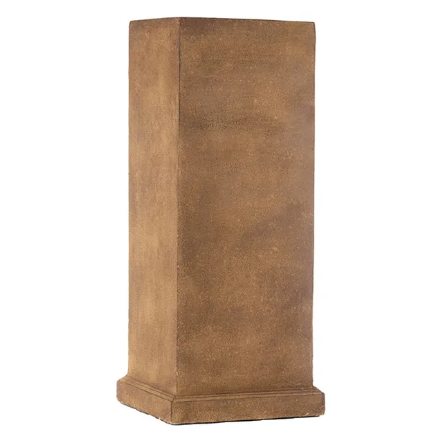 Feuillazur Rungis colonne rouille verrerie décorative