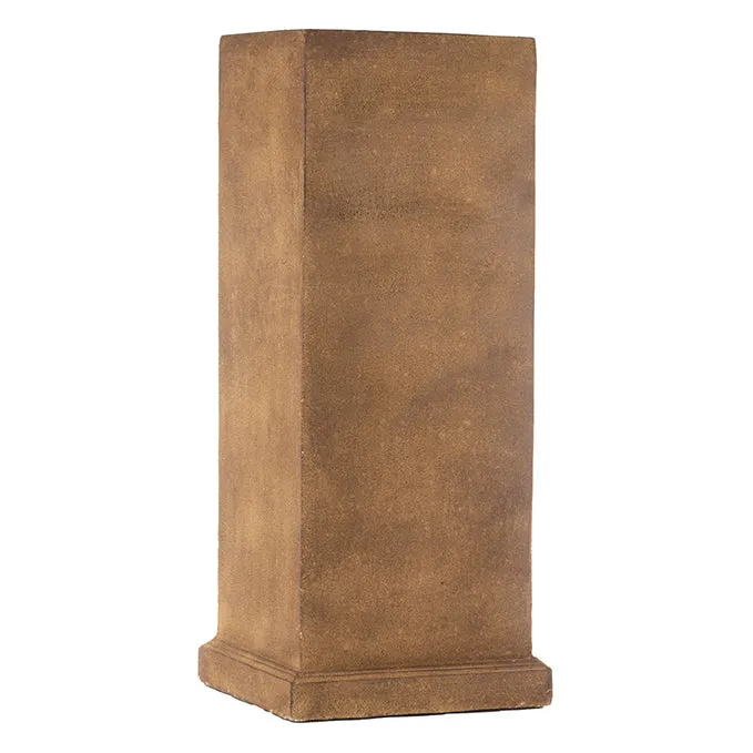 Feuillazur Rungis colonne rouille verrerie décorative