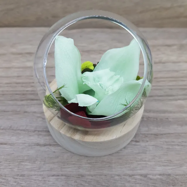 Ateliers Ouchamp Bulles Place Rodin bulle orchidée verte