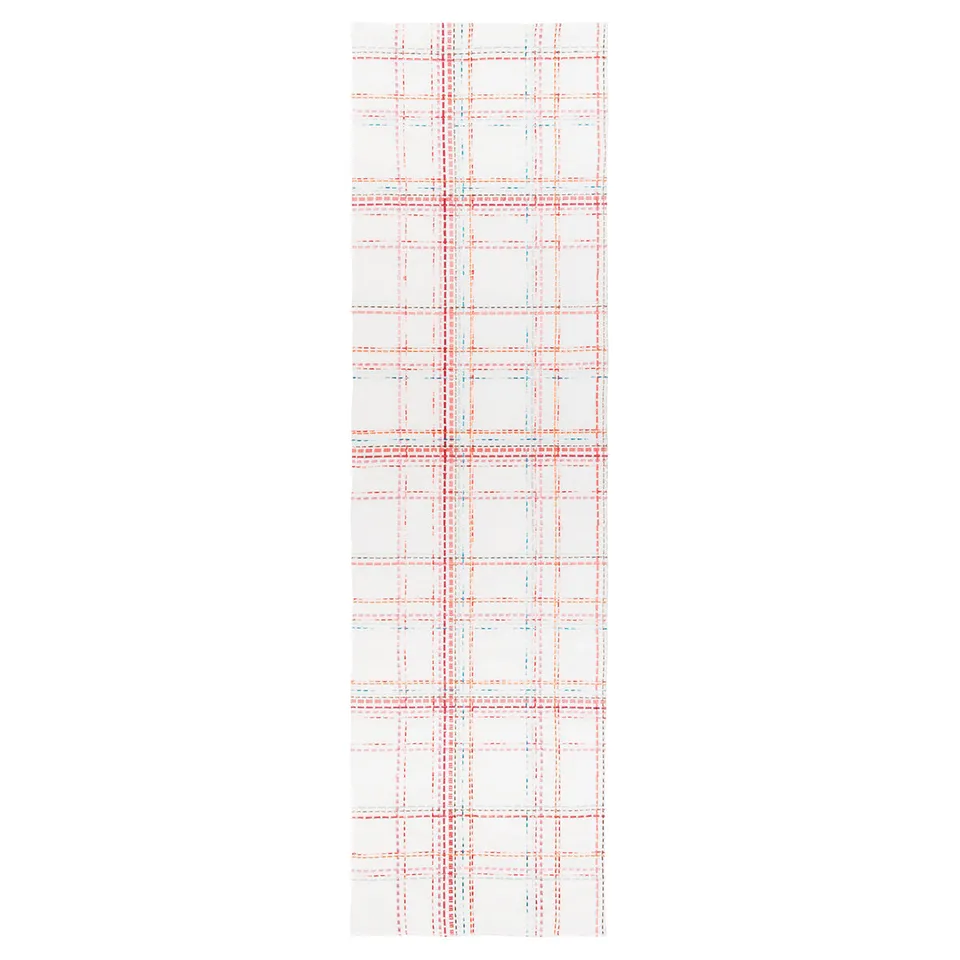 Sia Home Sweet chemin de table blanc 140 cm coton