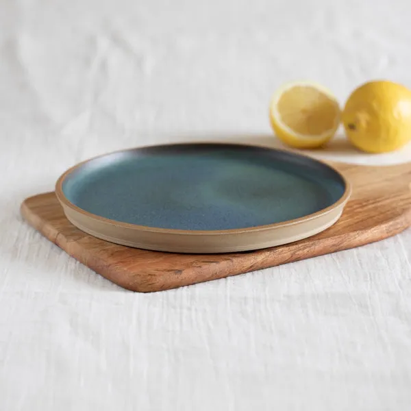 Flowrette Calista assiette céramique 24 cm vert sablé