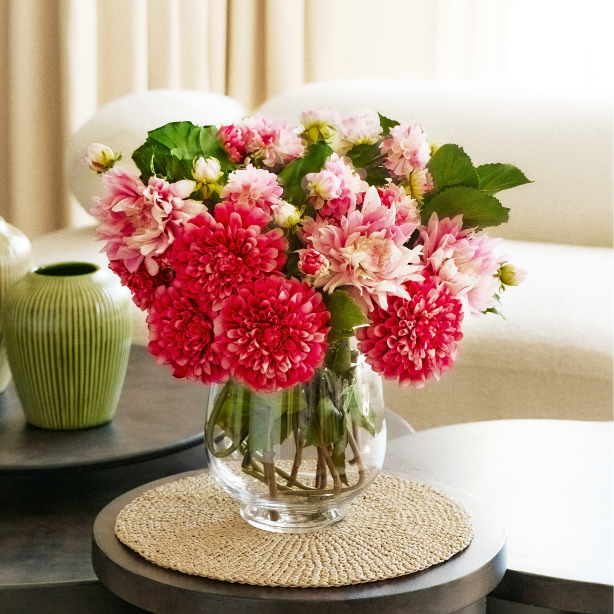 Sia Home Estiva tige fleur artificielle rose 20 cm