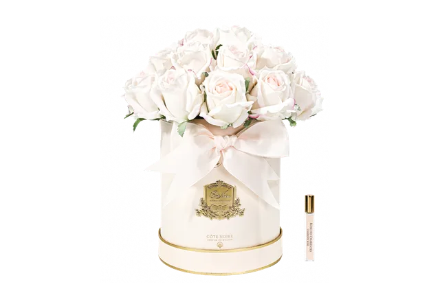 Côte Noire Perfumed Flowers fleurs parfumées hatbox rose blush