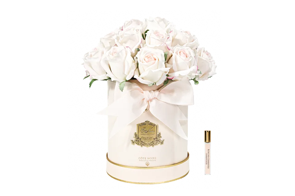 Côte Noire Perfumed Flowers fleurs parfumées hatbox rose blush