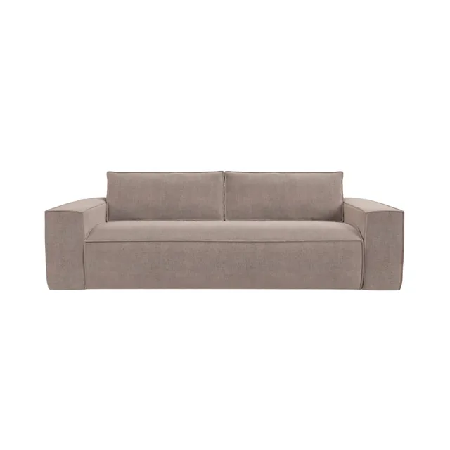 Sia Home Joan canapé convertible 160 cm couchage taupe matelas