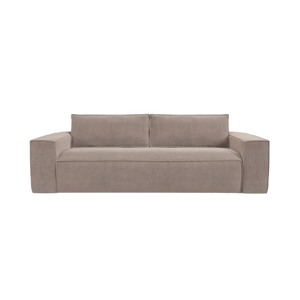 Sia Home Joan canapé convertible 160 cm couchage taupe matelas