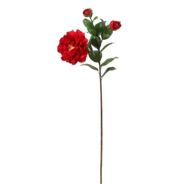Sia Home Camélia tige artificielle rouge 72 cm
