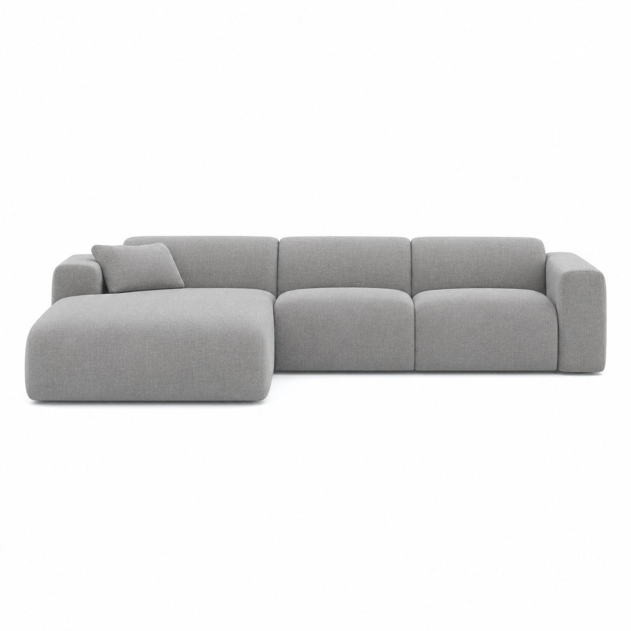 Sia Home Myra canapé angle gauche gris clair 5 places