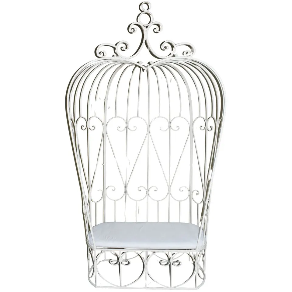 Feuillazur Rungis Banc royal structure blanche mariage