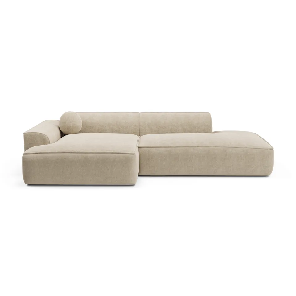 Sia Home Ania canapé angle gauche crème spacieux