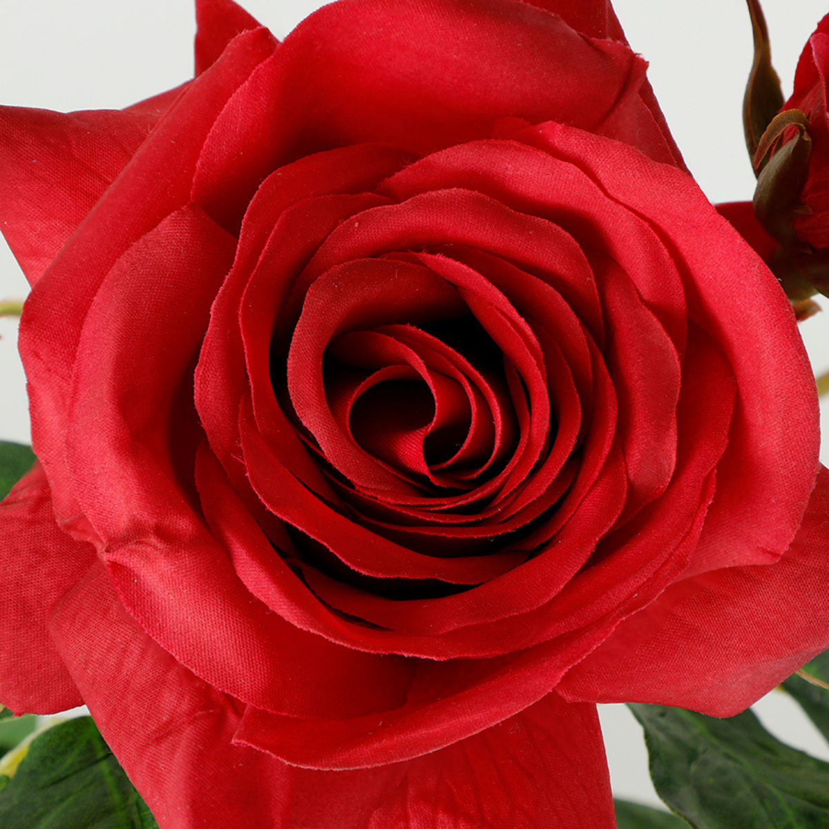 Sia Home tige rose artificielle rouge 56 cm Premium