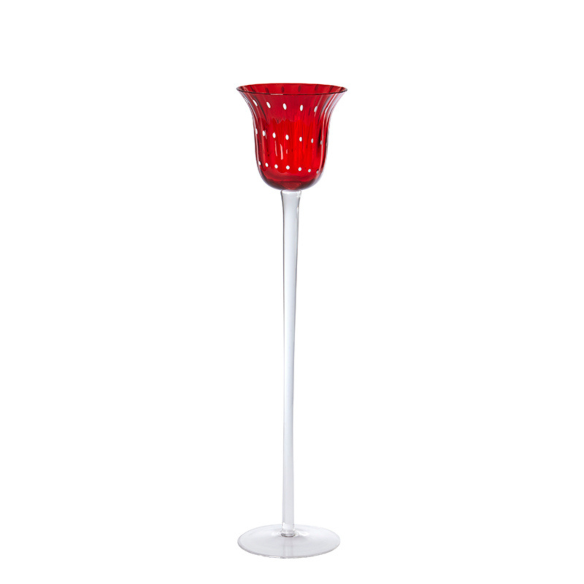 Sia Home Fairy photophore verre 35 cm mauve