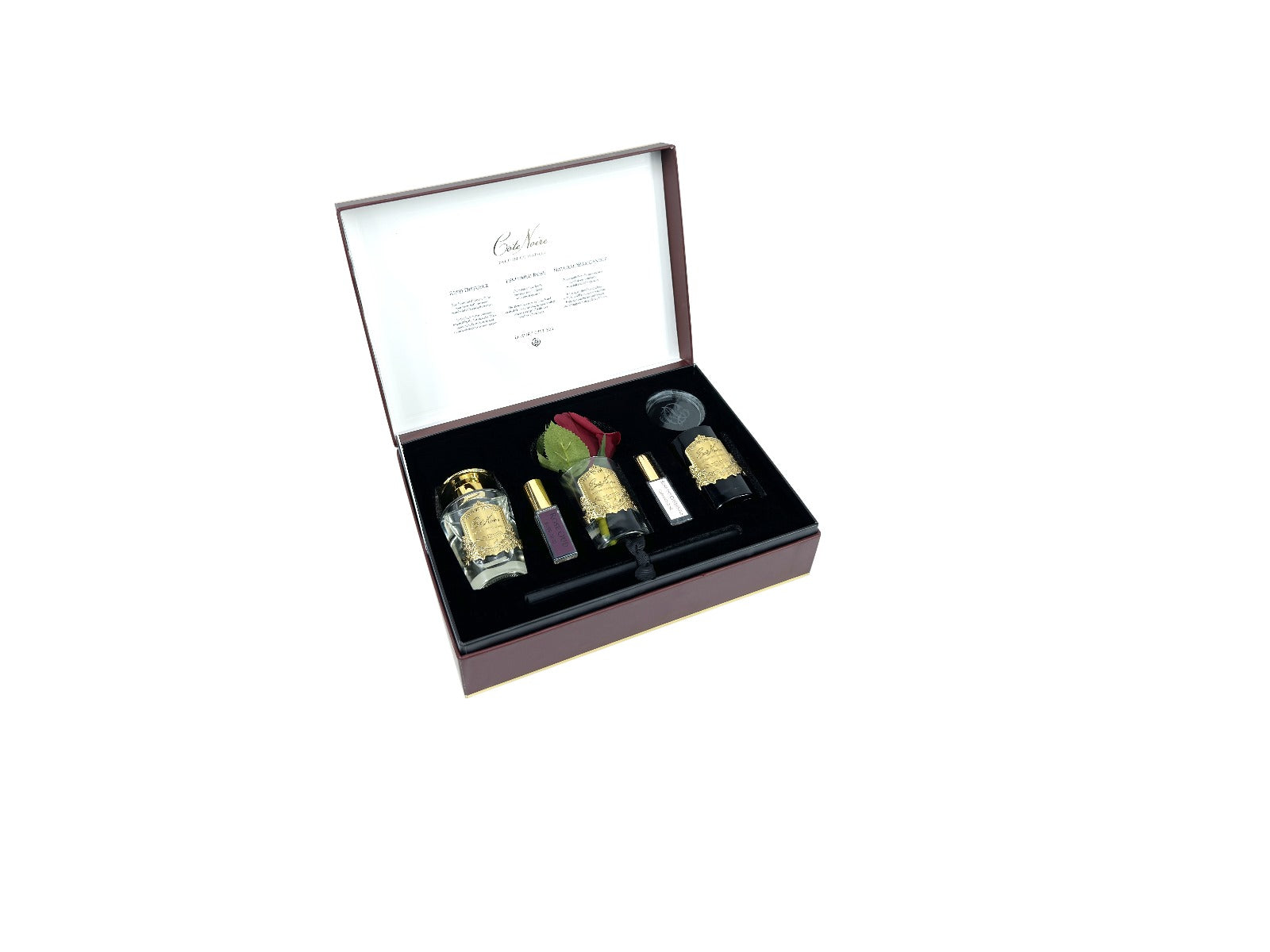 Côte Noire Gift GP57 coffret cadeau rose oud bougie diffuseur