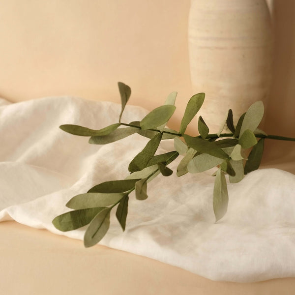 Flowrette Paper olive tree rameau olivier en papier vert Provence