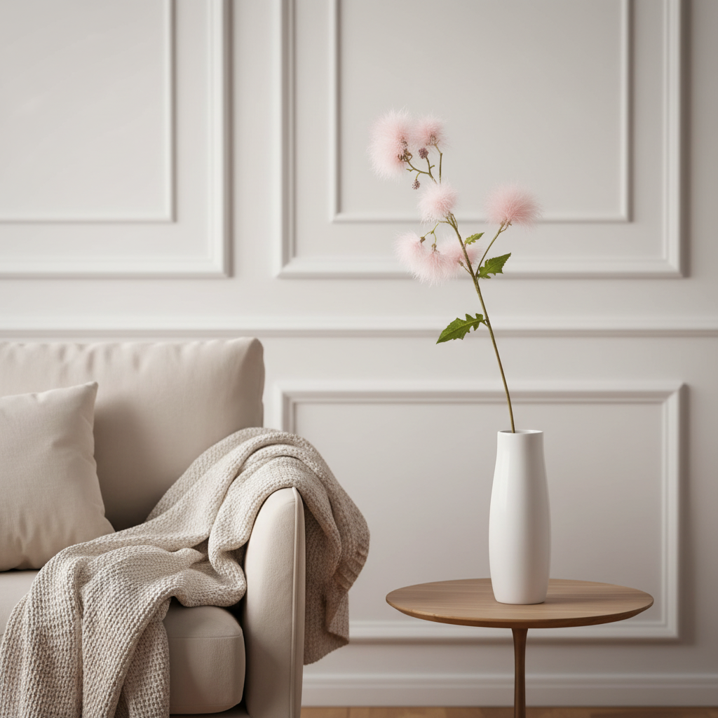 Sia Home Cotinus tige artificielle rose 63 cm