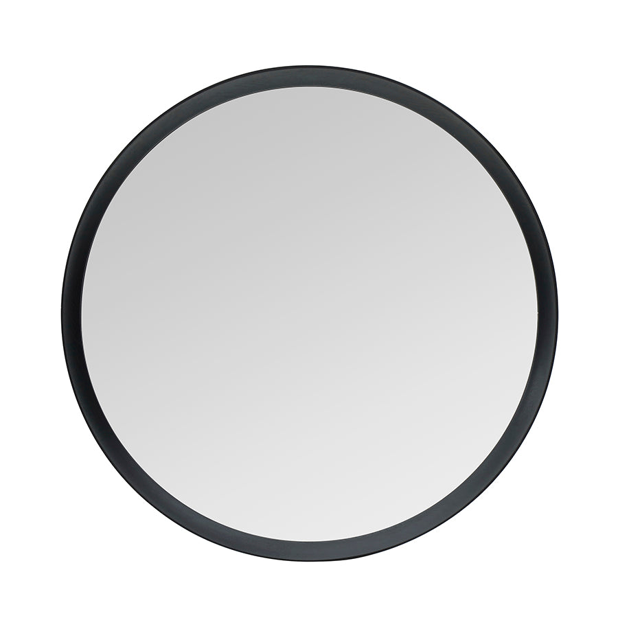 Sia Home Lio miroir rond chêne 80 cm beige