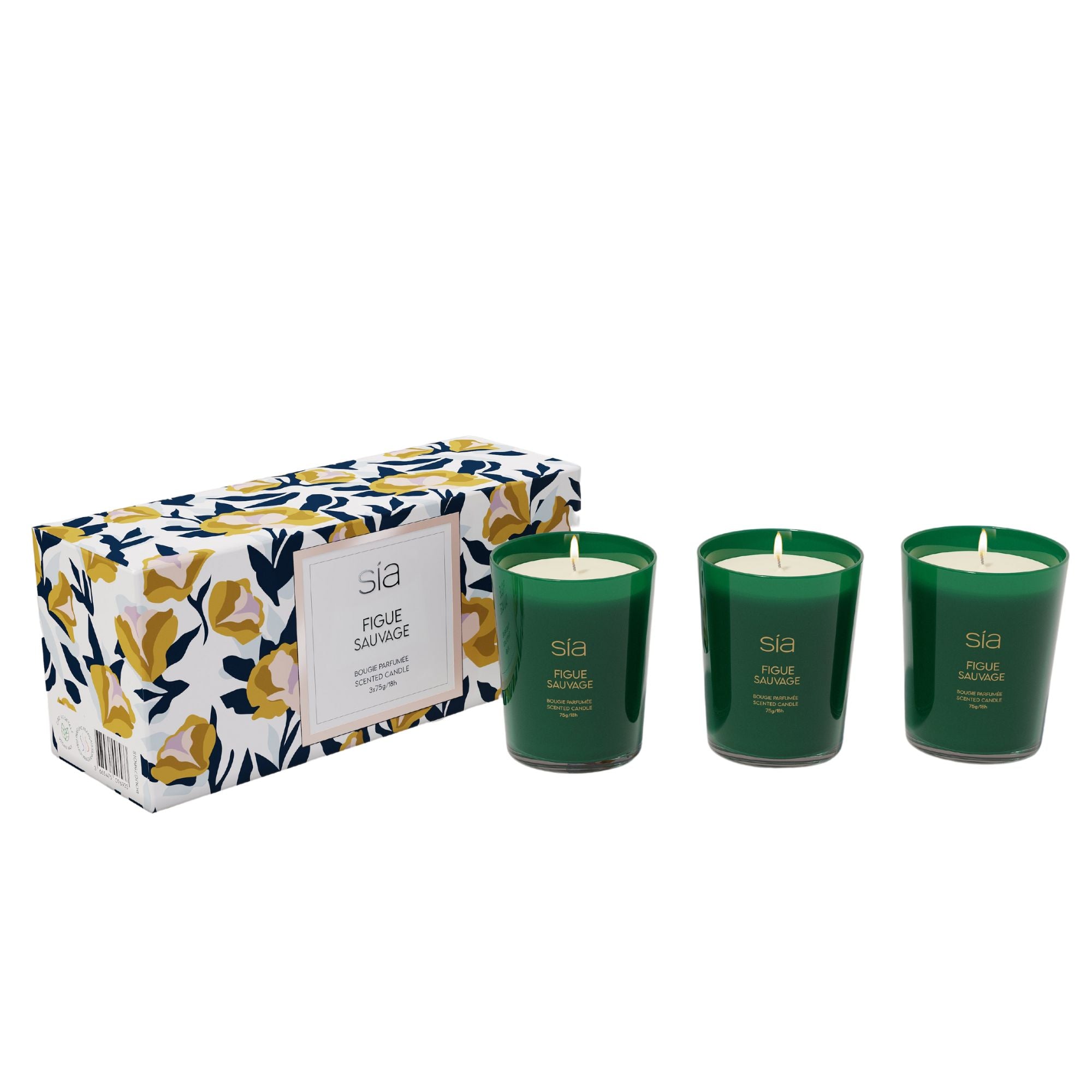 Sia Figue Sauvage bougie parfumée verte figuier jasmin