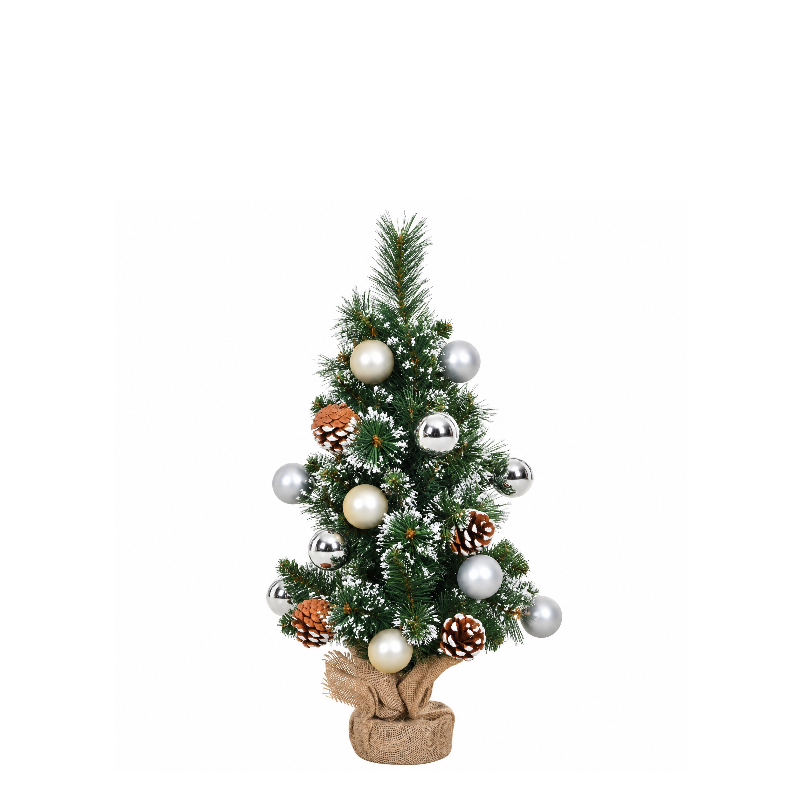 Sia Home Sapins Décoré sapin Noël vert 60 cm 38 cm