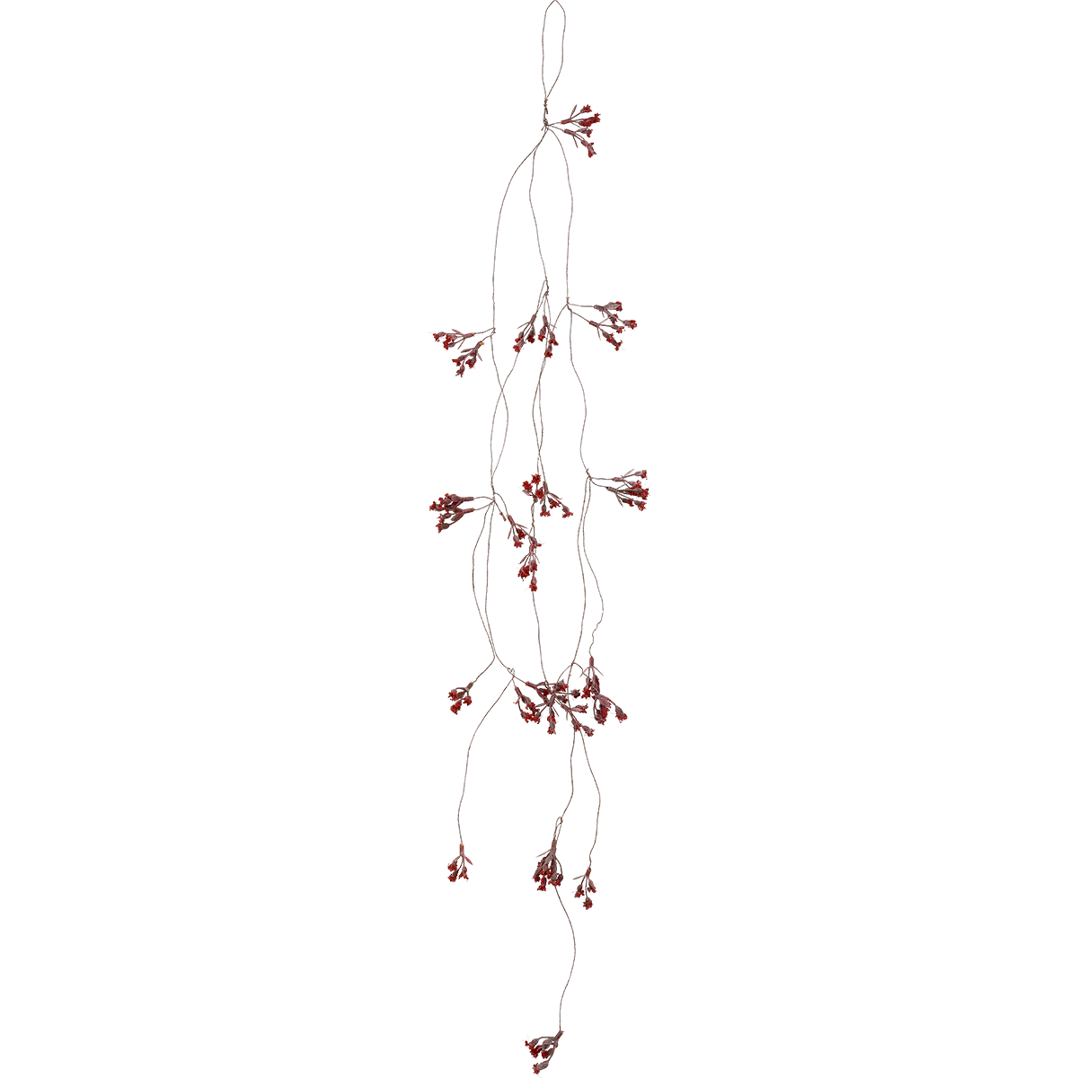 Sia Home Mini Fleurs guirlande artificielle rouge 106 cm
