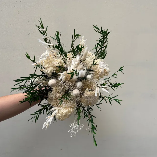 Ateliers Ouchamp Bouquets Belles Feuilles bouquet rose taille M 23 cm