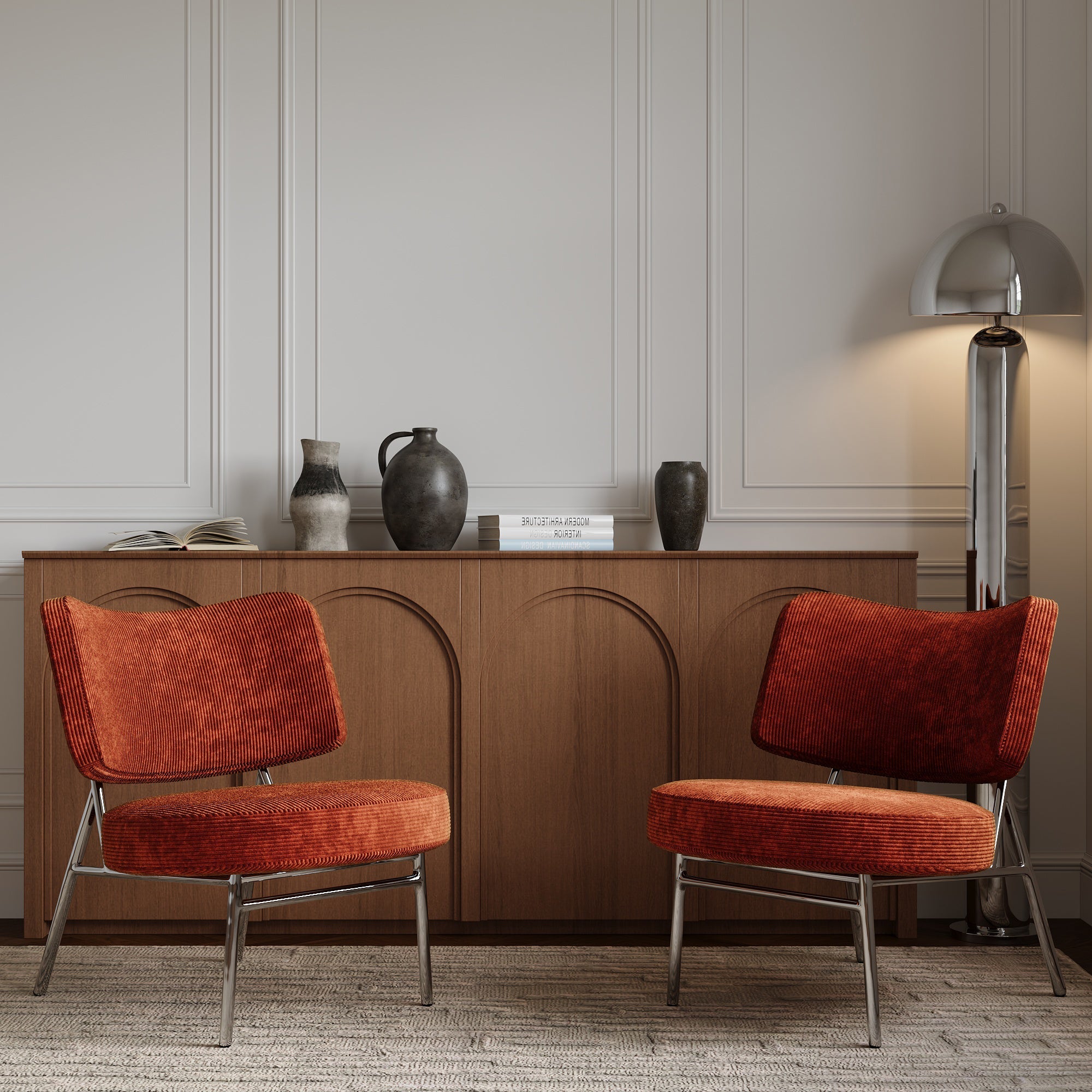 Sia Home Iggy fauteuil écru design assise accueillante