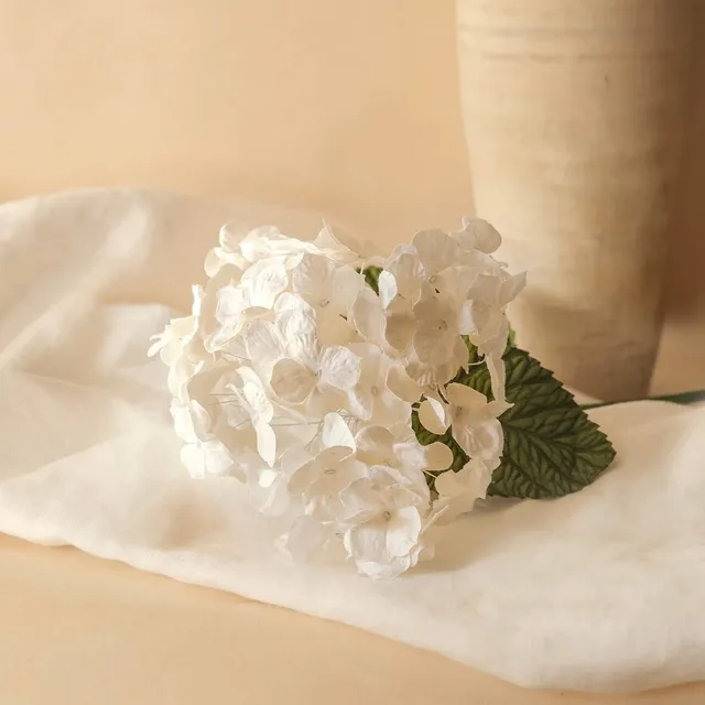 Flowrette Fleurs en papier Hortensia blanc fleur papier x1 durable