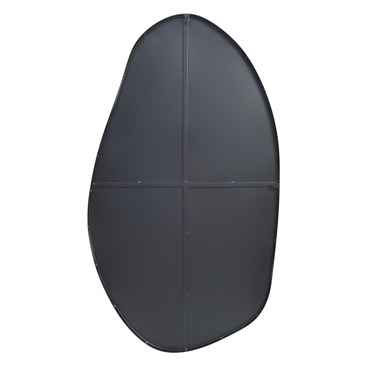Sia Home Miroirs Organique 115 cm miroir noir mat