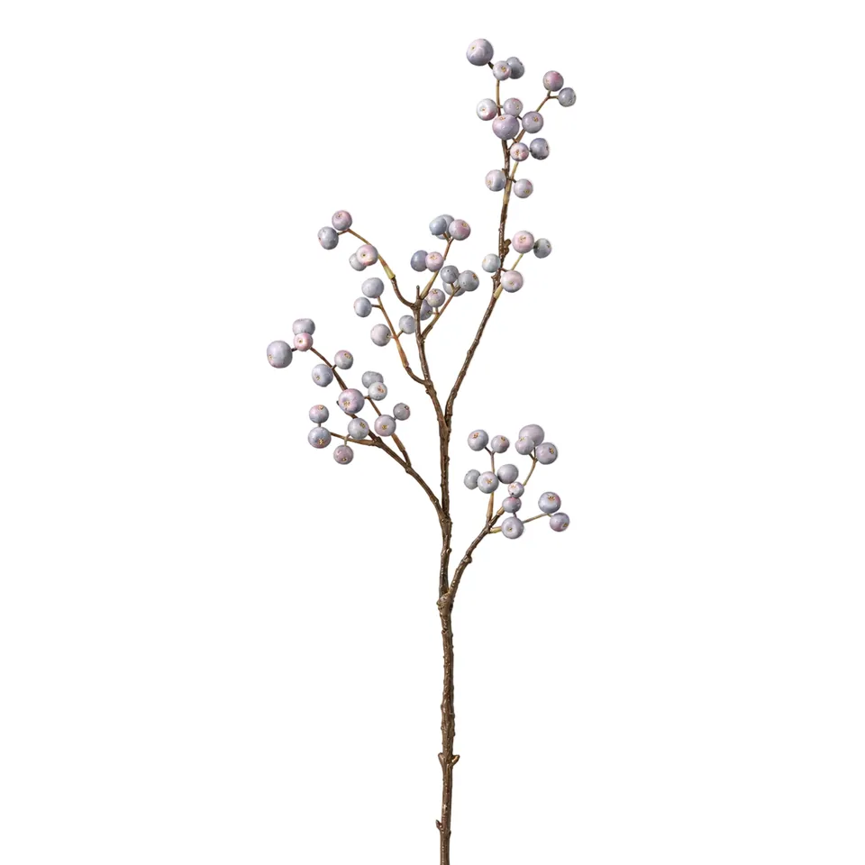Sia Branches artificielles Baies bleutées 75 cm bleu