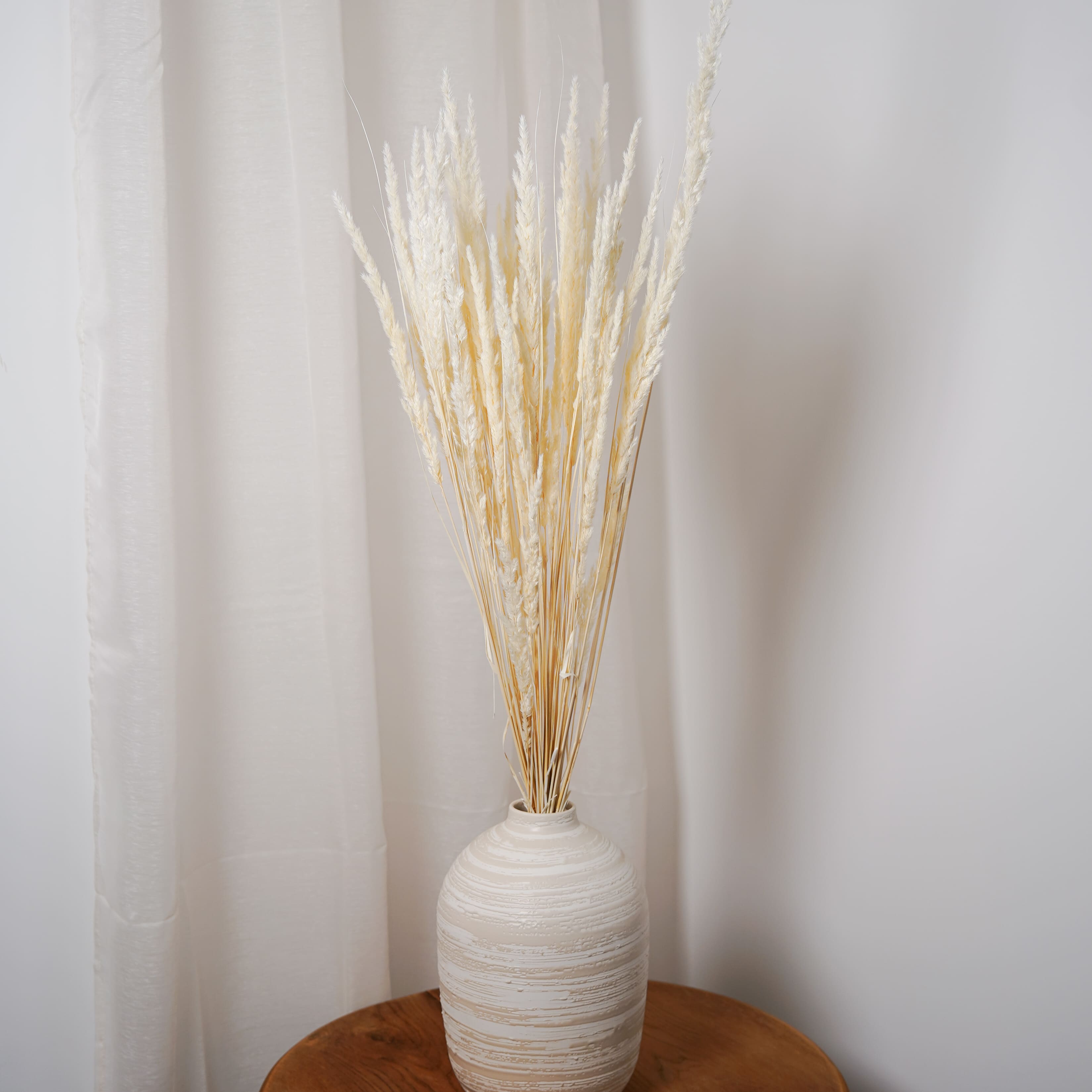 Flowrette Mappetta blanchi botte fleurs séchées x1 90 cm