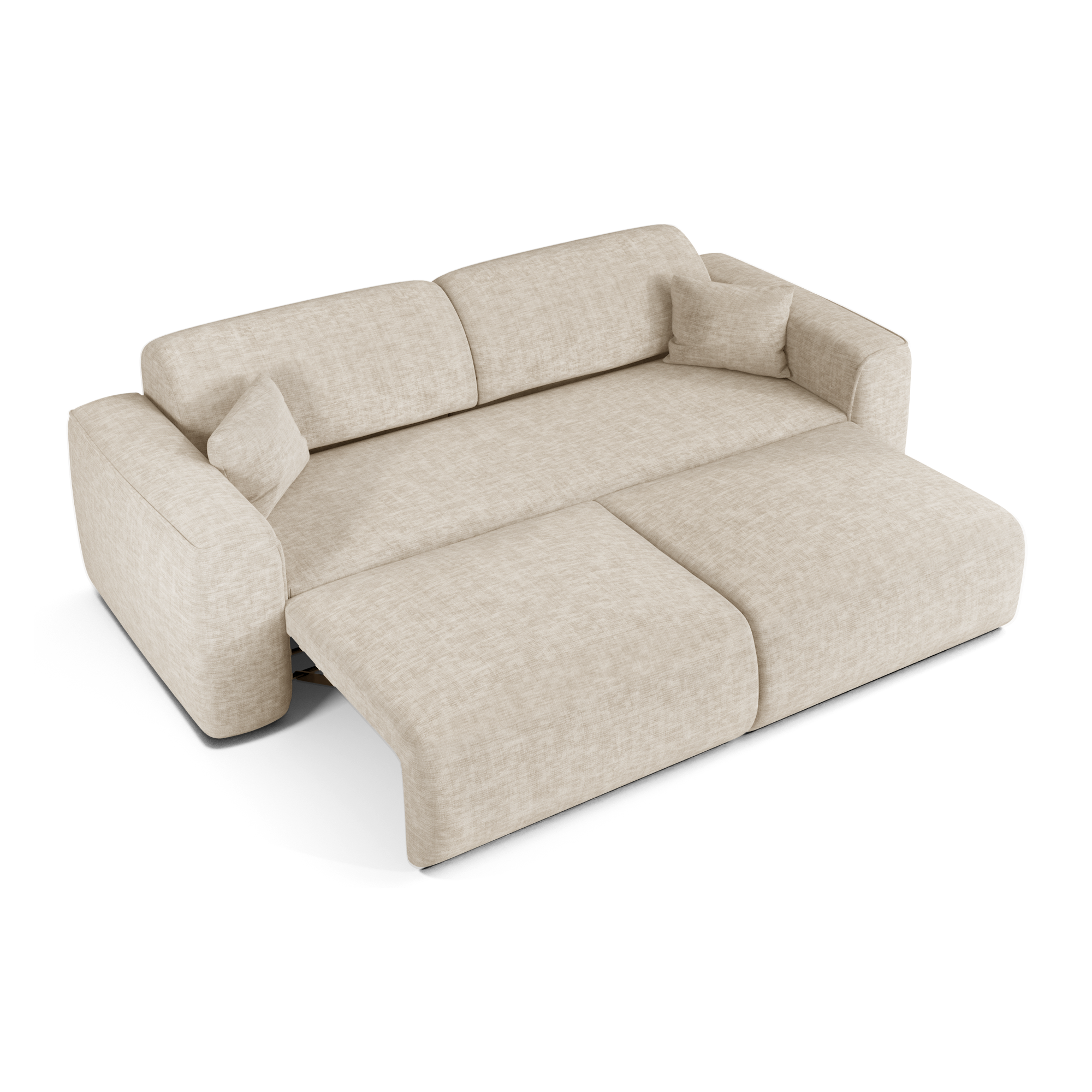 Sia Home Yuma canapé convertible 4 places beige