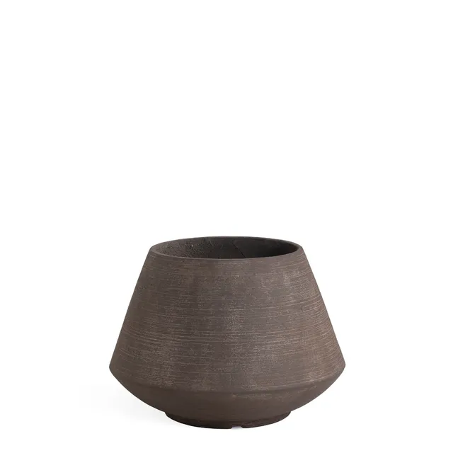 Sia Home Zen cache-pot 40 cm marron fibre ciment