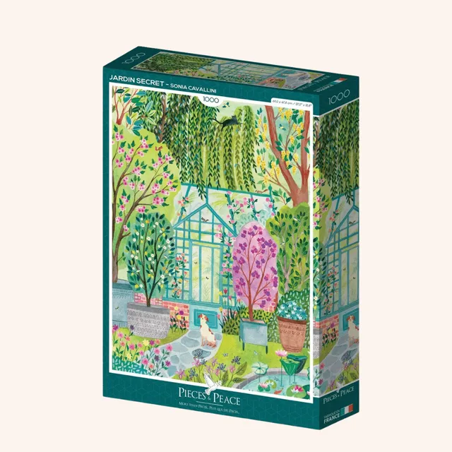 Flowrette Loisirs créatifs Puzzle Jardin Secret 1000 pièces