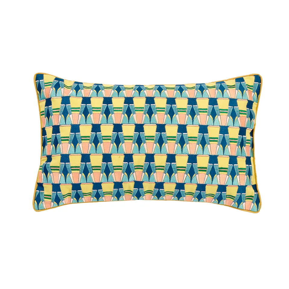 Sia Home Casuarina housse de coussin jaune 30x50 cm coton