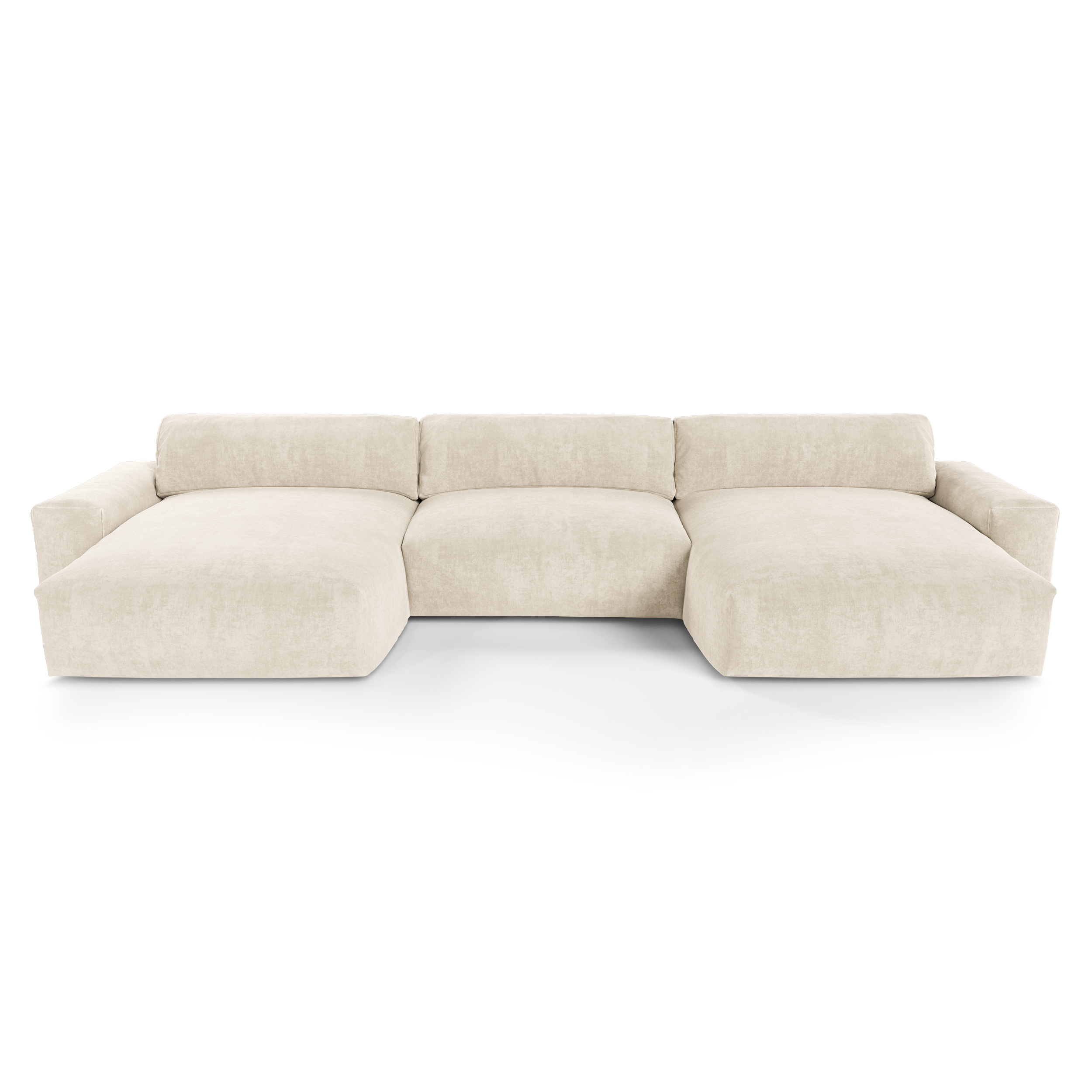 Sia Home Bliss canapé panoramique crème 5 places