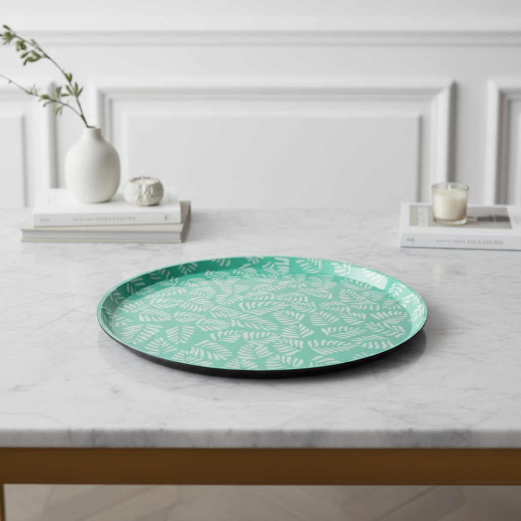Sia Home Services de table Plateau Serenity plateau vert 44 cm