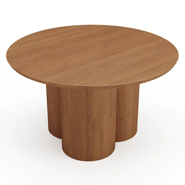 Sia Home Helma table basse noyer 3 pieds salon