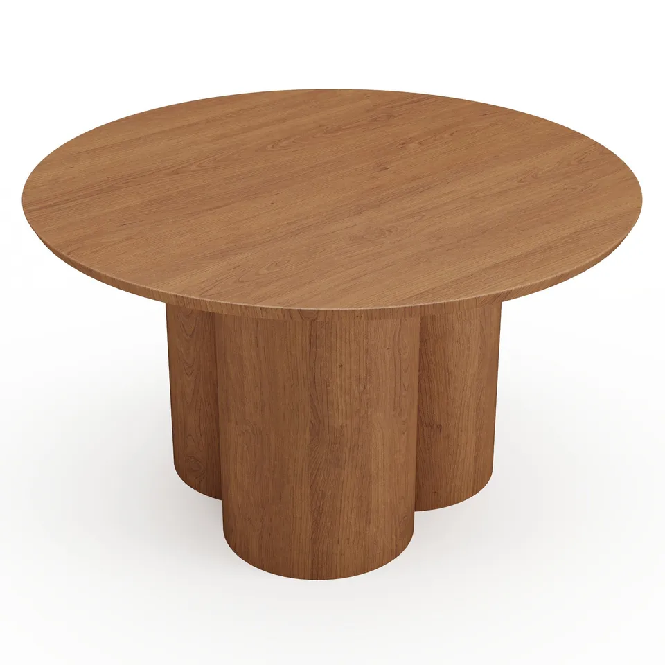Sia Home Helma table basse noyer 3 pieds salon