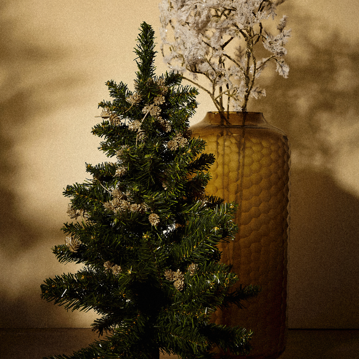 Sia Home Pin branche séchée marron 71 cm Noël