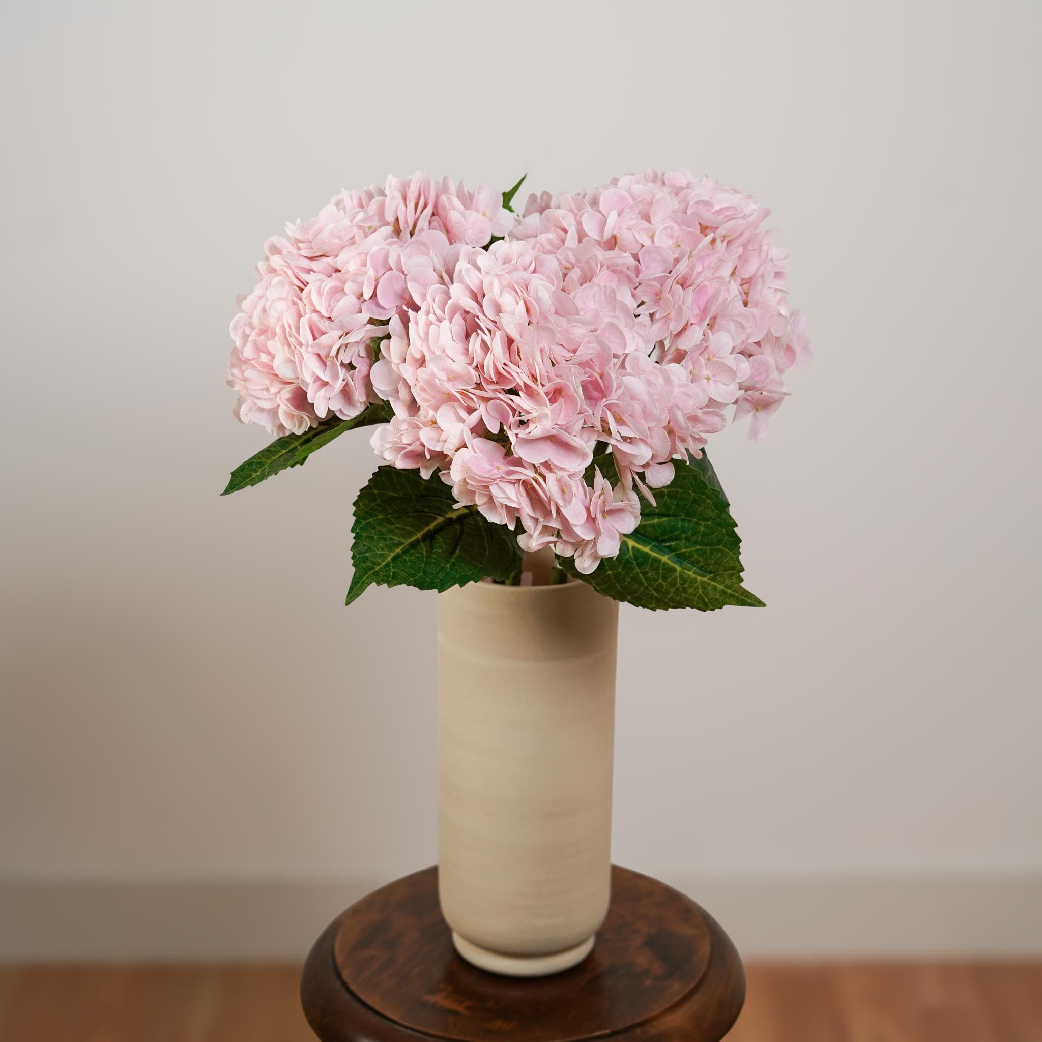Flowrette Hortensia rose clair fleur artificielle x1 Real Touch