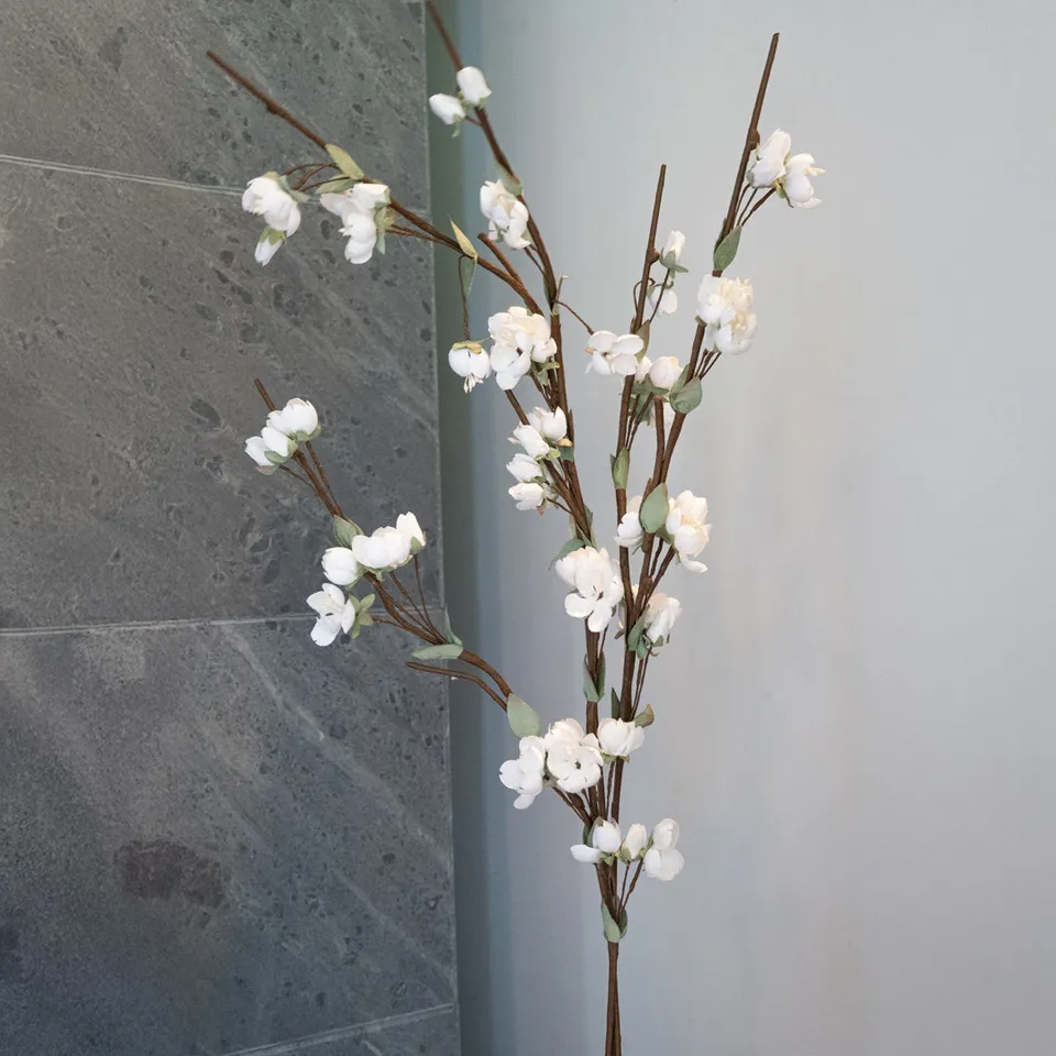 Flowrette fleur cerisier papier blanc branche x1