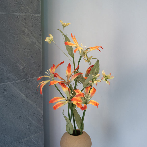 Flowrette Lys blanc cassé fleur en papier à l'unité