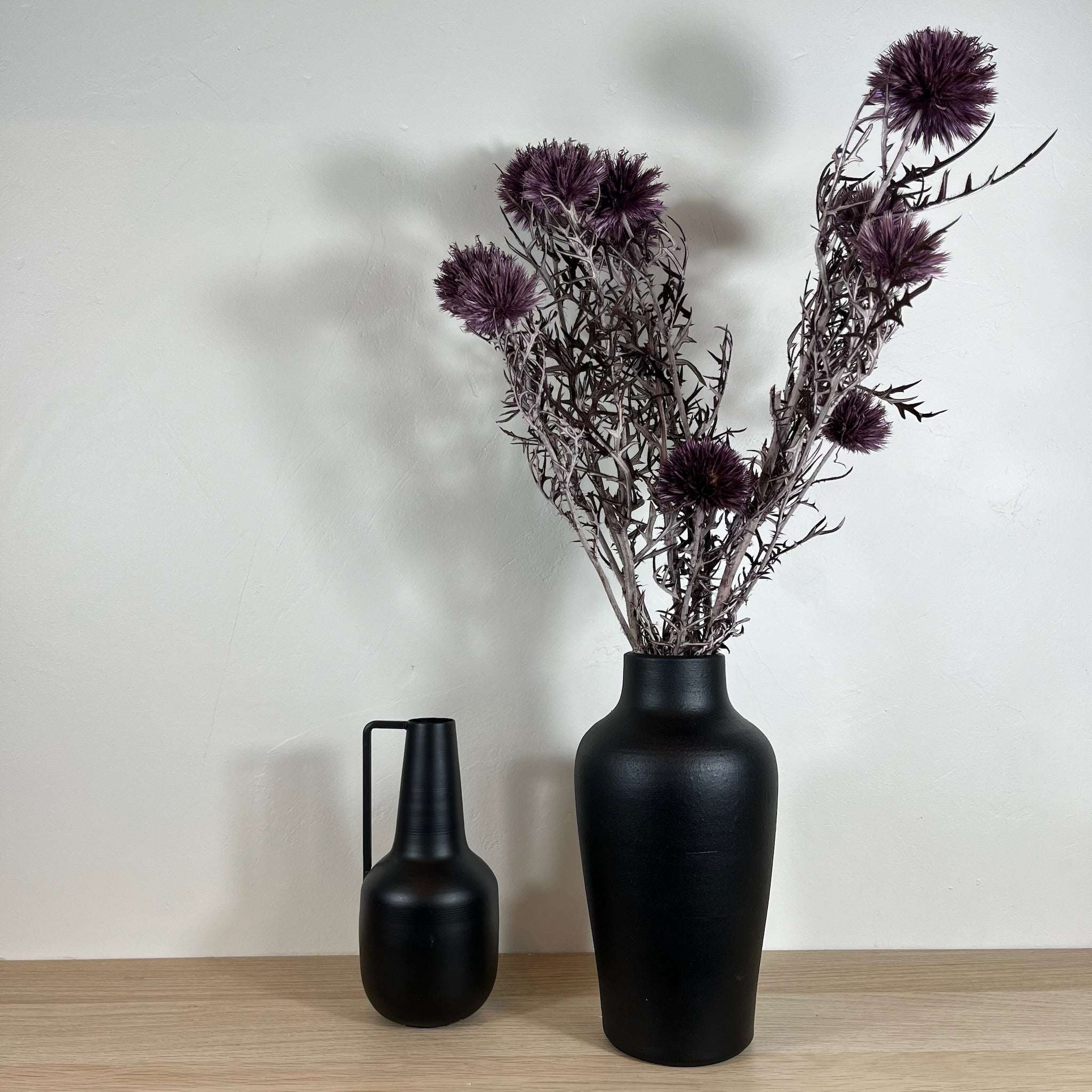 Ateliers Ouchamp Chardon Echinops botte stabilisée violet 50 cm