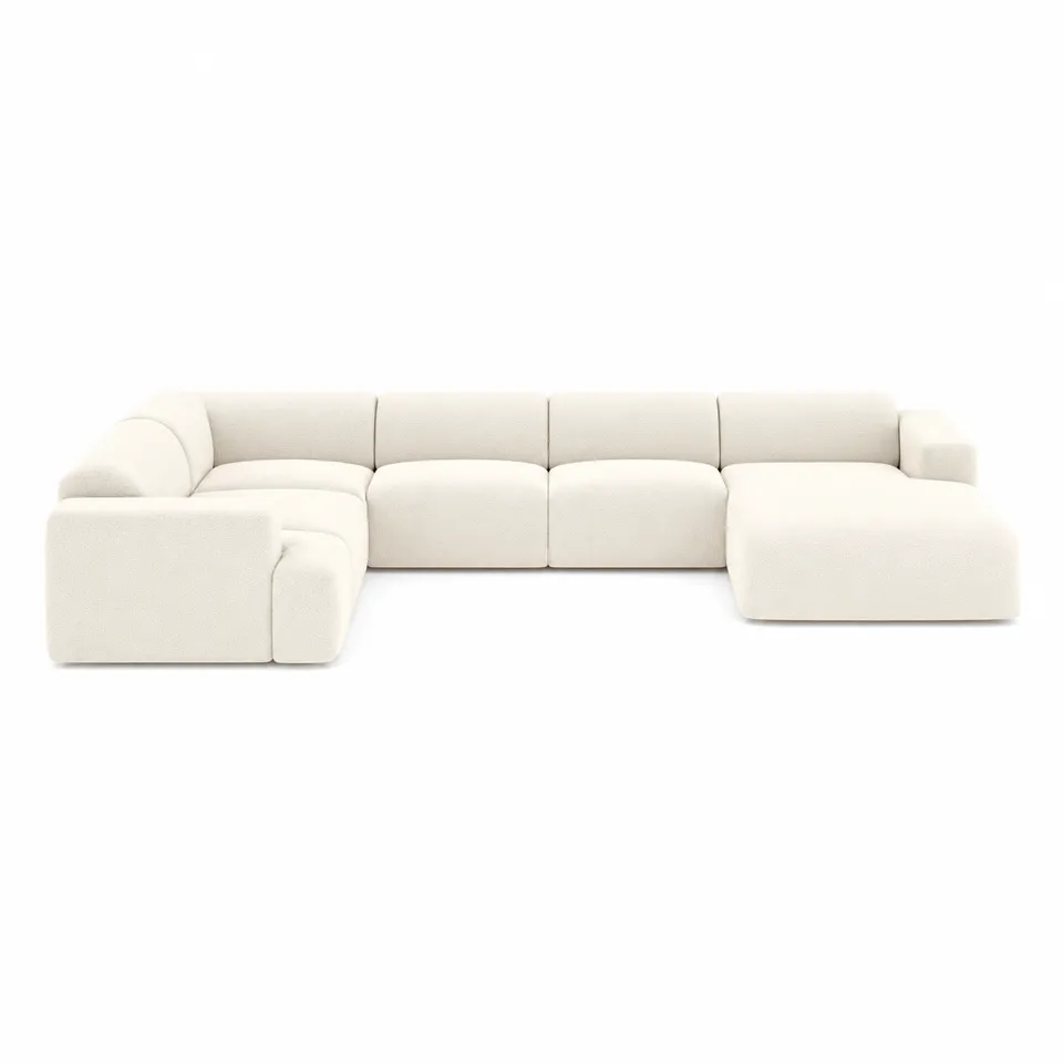 Sia Home Myra canapé panoramique droit crème 5 places