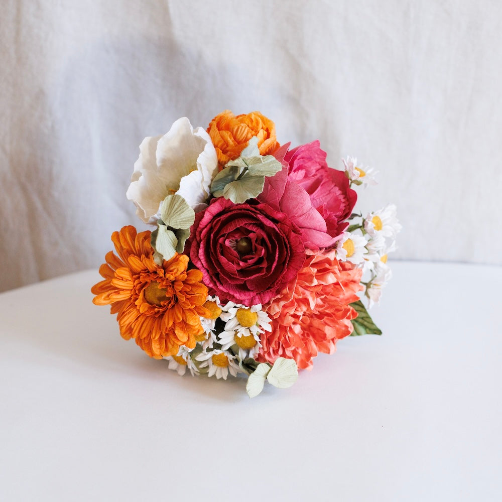 Flowrette Matisse bouquet fleurs en papier coloré